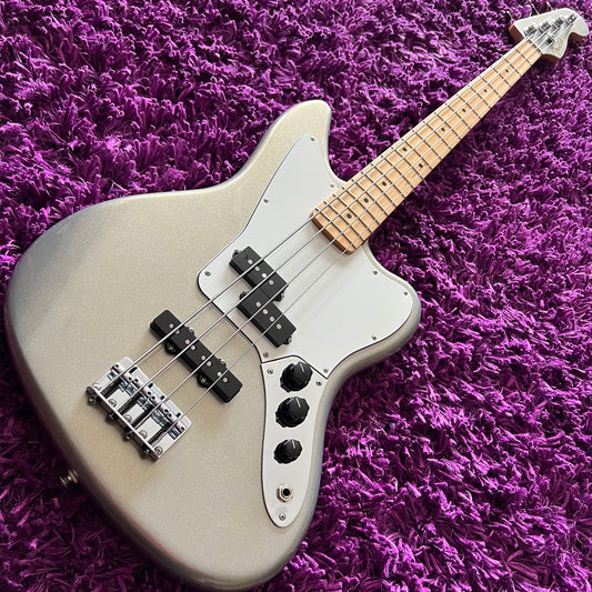 2022 Fender FSR Player Series Jaguar Bass PJ Inca Silver (w Matching Headstock) (MIM)