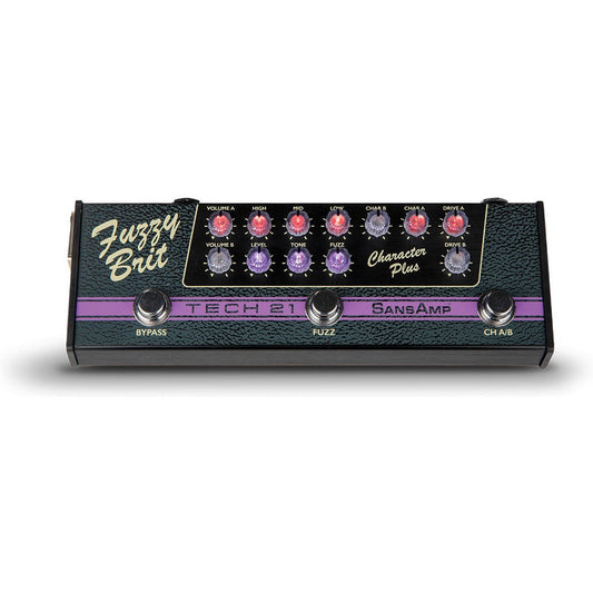 TECH 21 Character Plus Series Fuzzy Brit Pedal
