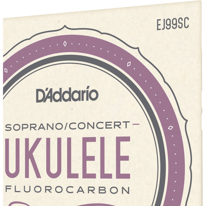 D'Addario EJ99SC Pro-Arté Carbon Ukulele Strings, Soprano / Concert