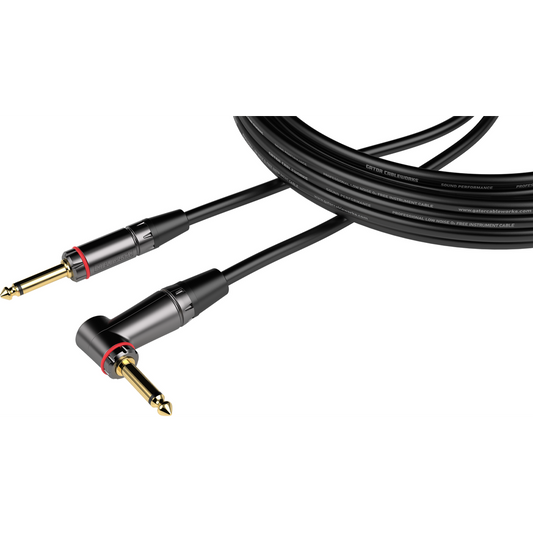 Gator Headliner Series 3 Foot Straight to Right Angle Instrument Cable