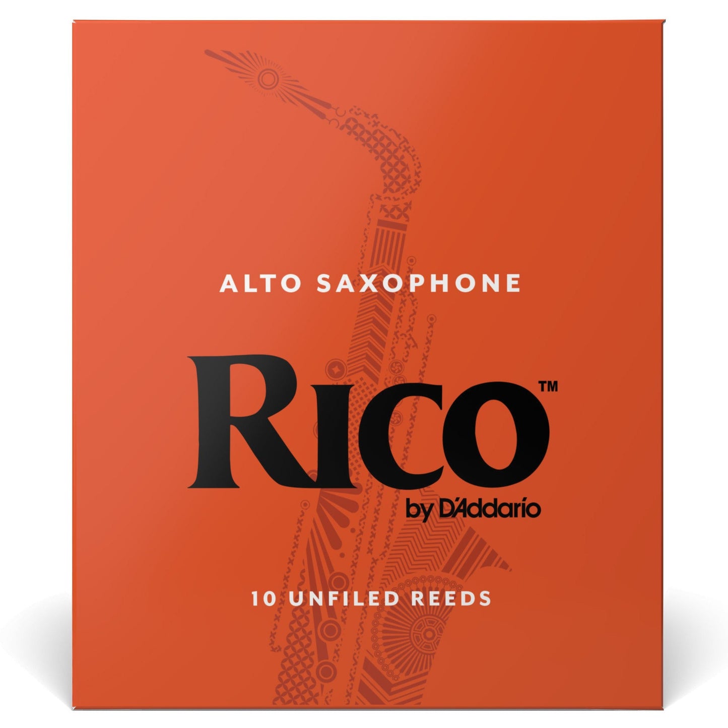 Rico by D'Addario Alto Sax Reeds, Strength 1.5, 10-Pack