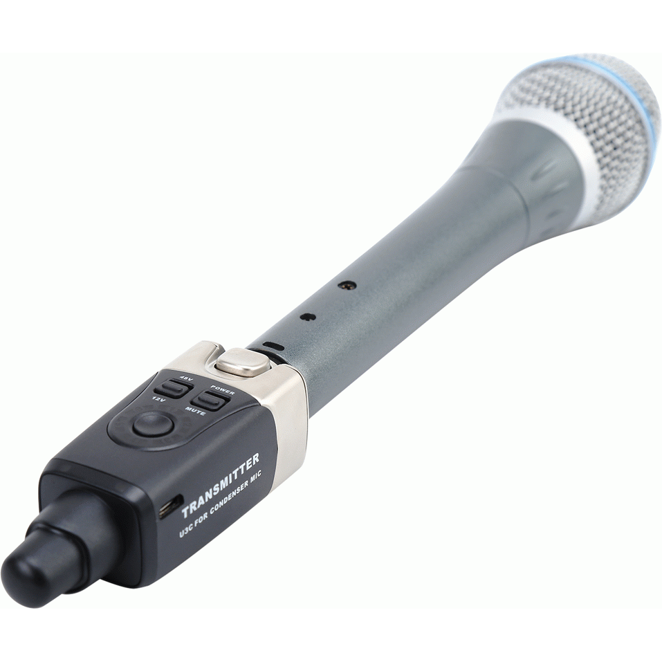 XVIVE U3C Condenser Microphone Wireless Adaptor 2.4GHZ