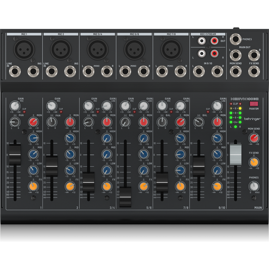 Behringer XENYX 1003B 10Ch Battery or Mains Powered Mixer