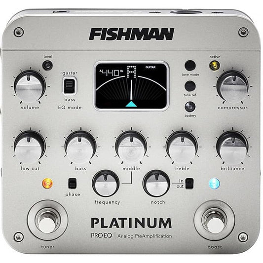 Fishman Platinum Pro Preamp EQ/DI 201 (For Guitar & Bass)