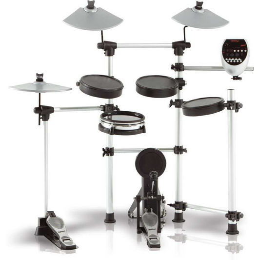 Ashton Rhythm VX Electronic Drum Kit with Dual Zone Snare, Hi-Hat Pedal and Kick Drum Pedal