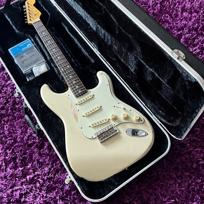 1994-95 Fender Japan Stratocaster ST-362 '62 Reissue Olympic White (MIJ Fujigen) (w/ HSC)