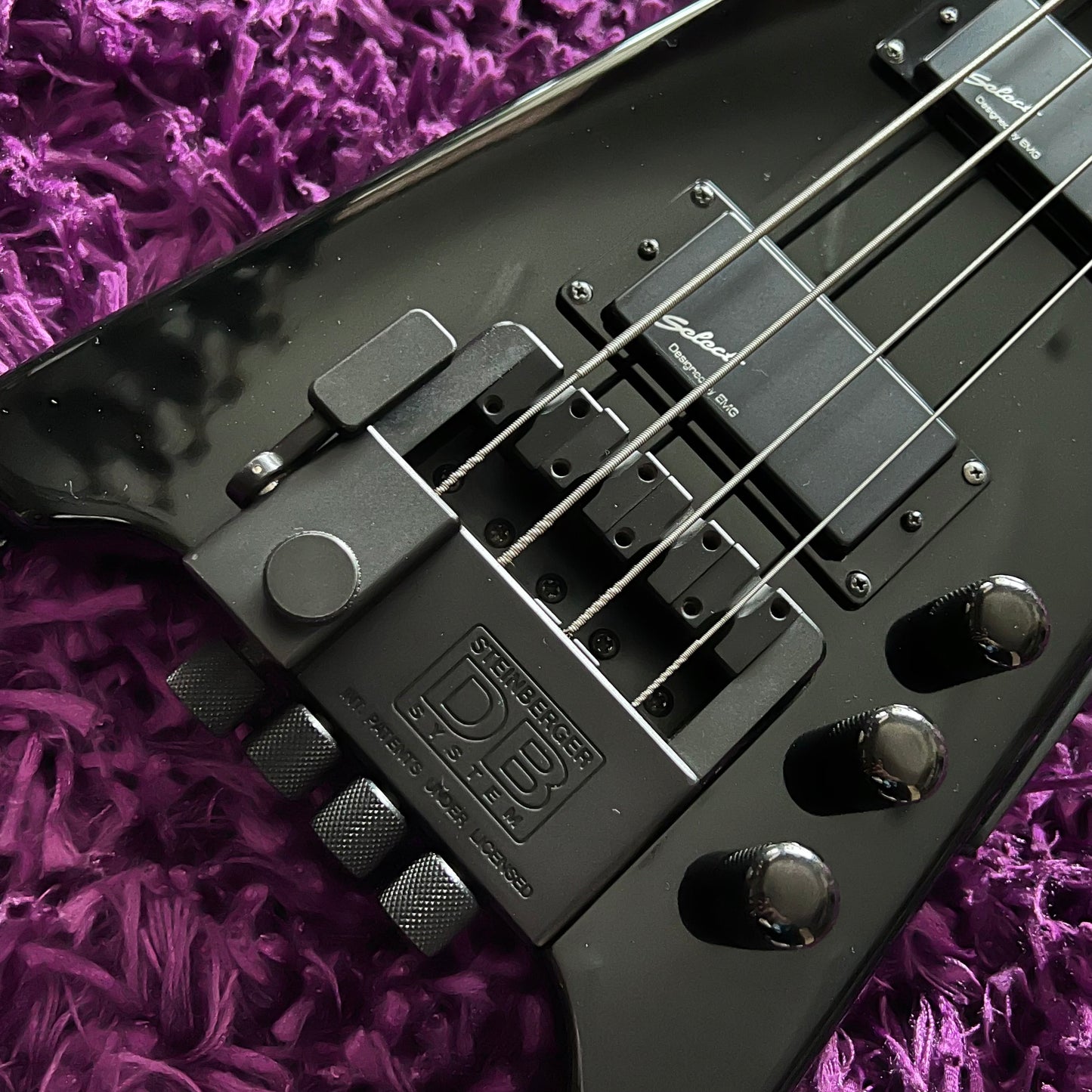 2000s Spirit Steinberger XT-2DB Headless Bass Guitar Black (Made in Korea)