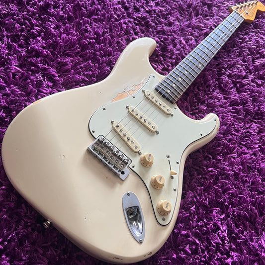 1994-95 Fender Japan Stratocaster ST-362 '62 Reissue Olympic White (MIJ Fujigen) (w/ HSC)