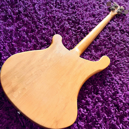 1980s Fernandes RB-80 Rickenbacker 4001 Bass Guitar (Mapleglo) (MIJ)