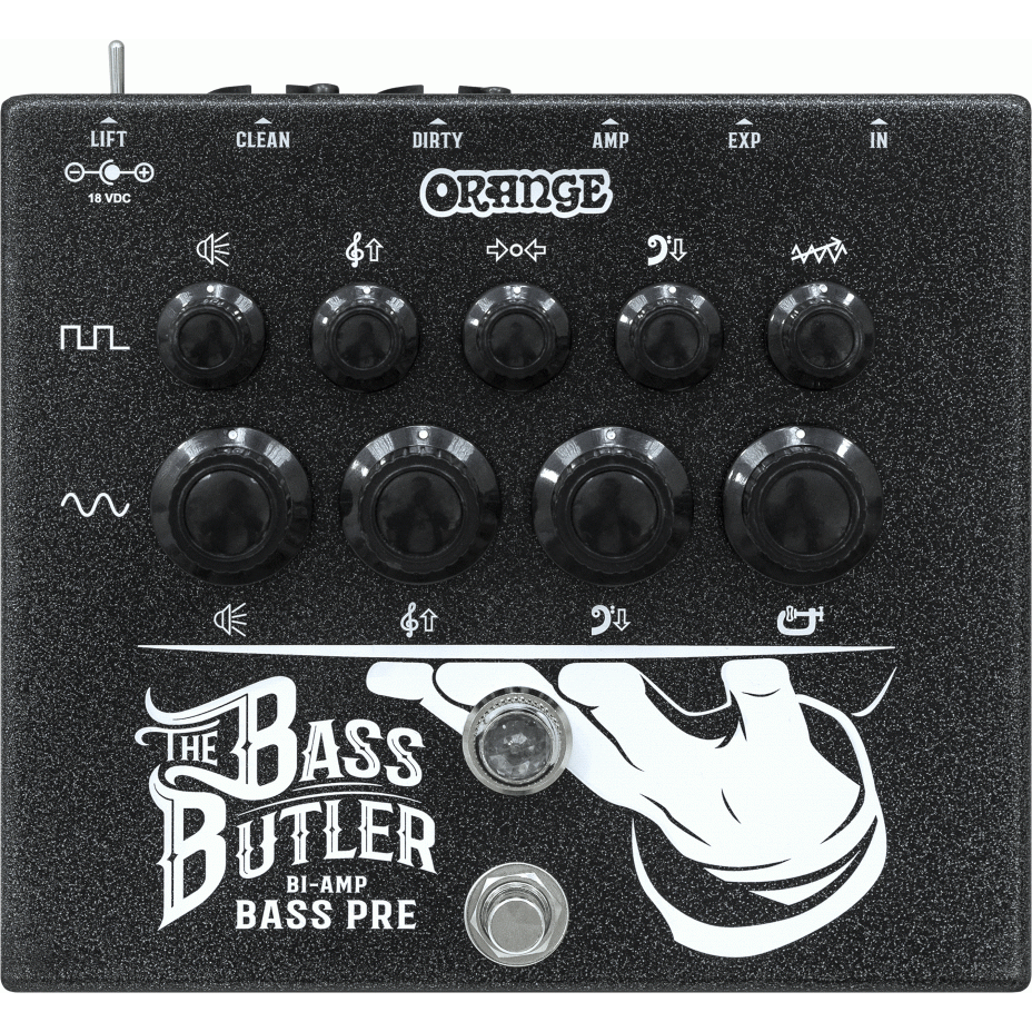 Orange Bass Butler Bi Amp Bass Pre Amp Pedal