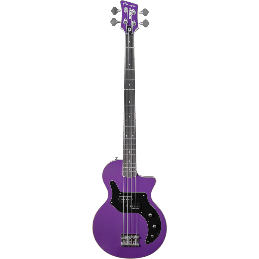 Orange Glenn Hughes O Bass In Purple With Gig Bag