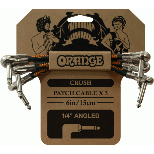 Orange CA038 Crush 6" Patch Cable 3 Pack