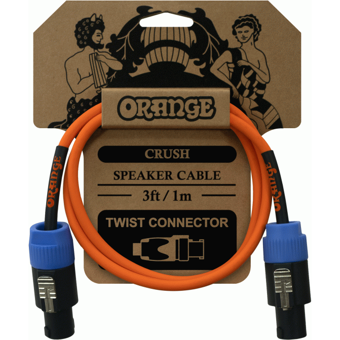 Orange CA039 Crush 3 Ft Speaker Cable Speakon Conn
