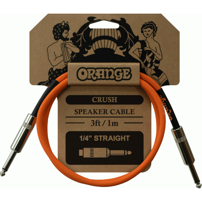 Orange CA040 Crush 3 Ft Speaker Cable Jack