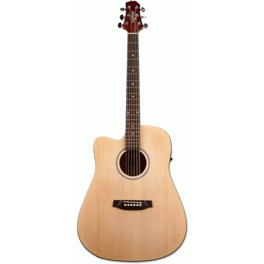 Ashton D20CEQLNTM Left-Handed Dreadnought Cutaway Acoustic Guitar with EQ