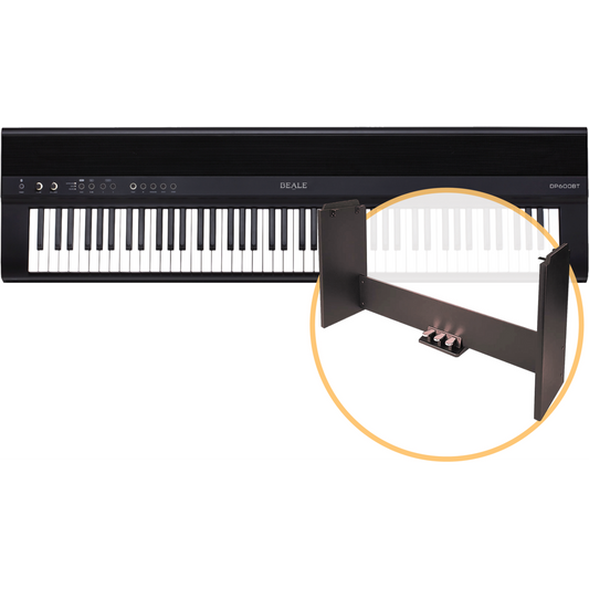 Beale DP600BT Digital Piano with Bluetooth Control Plus Beale DP600 Stand