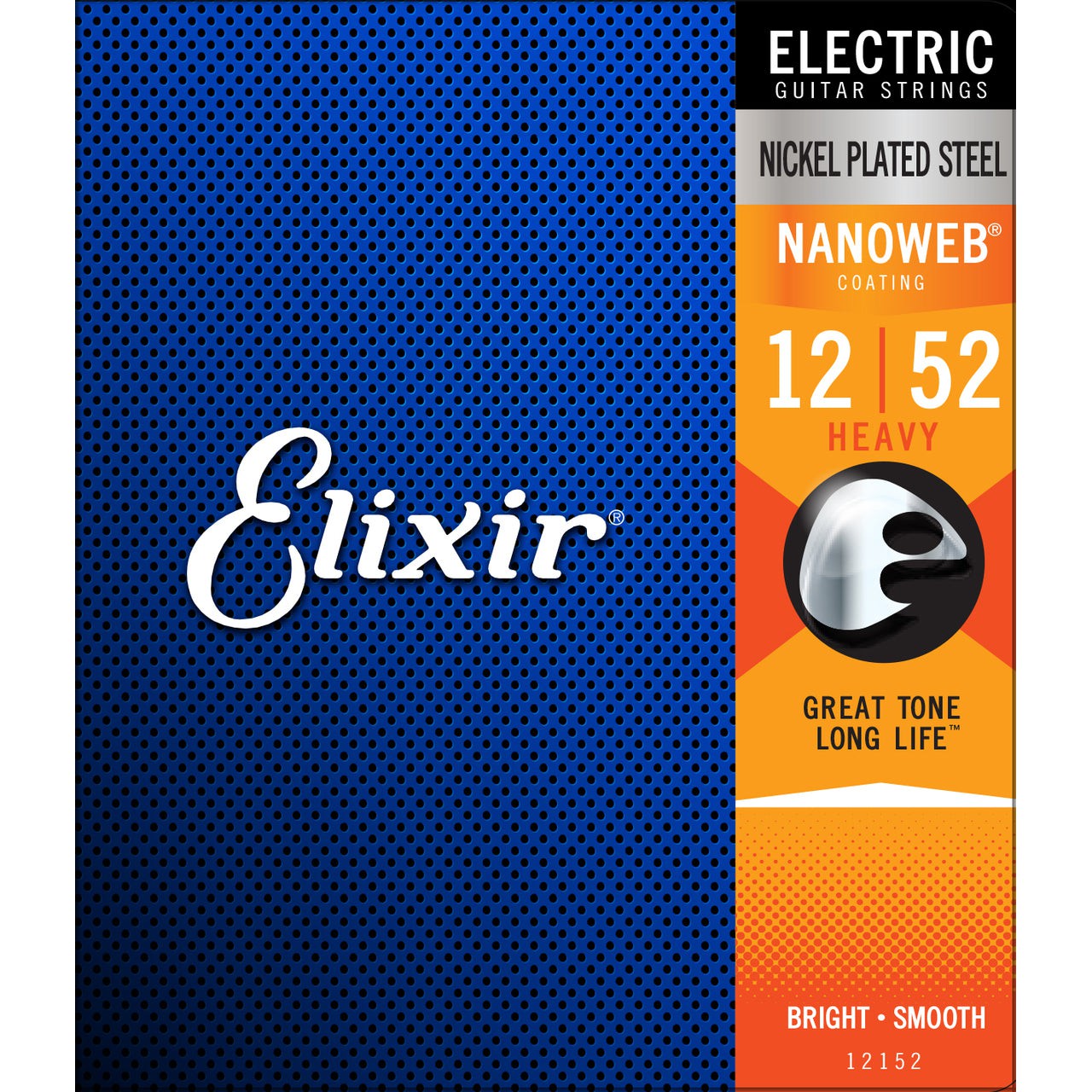 Elixir Nanoweb Nickel Electric Guitar Strings 12-52