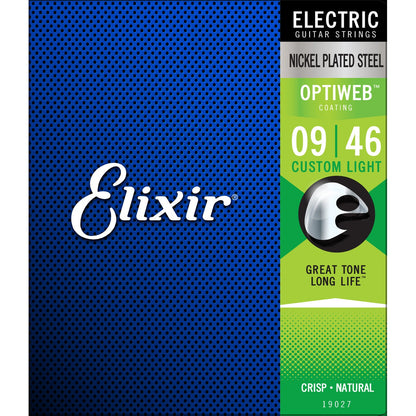 Elixir Optiweb Nickel Electric Guitar Strings 9-46
