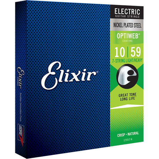 Elixir Optiweb Nickel Electric Guitar Strings 10-59 (7 String)