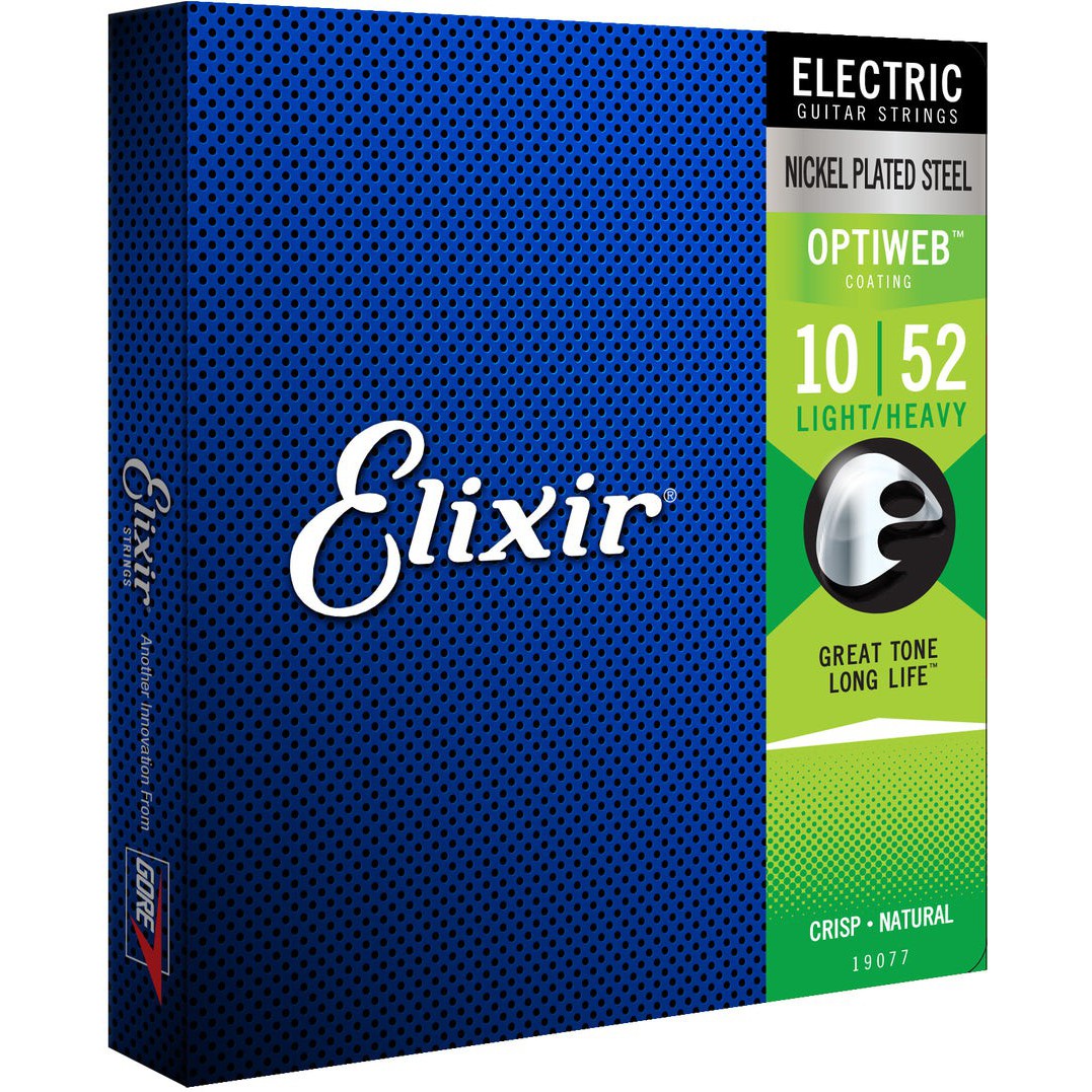 Elixir Optiweb Nickel Electric Guitar Strings 10-52
