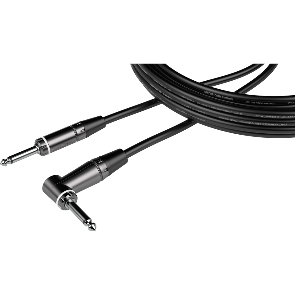 Gator Composer Series 3 Foot Straight to Right Angle Instrument Cable