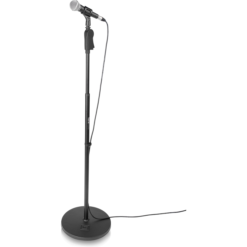 Gator GFW-MIC-1201 Deluxe 12″ Round Base Mic Stand