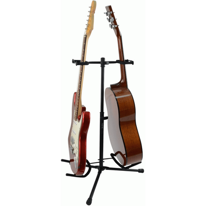 Gator GFWGTR2000 Frameworks Double Guitar Stand with Heavy Duty Tubing and Instrument Finish Friendly Rubber Padding
