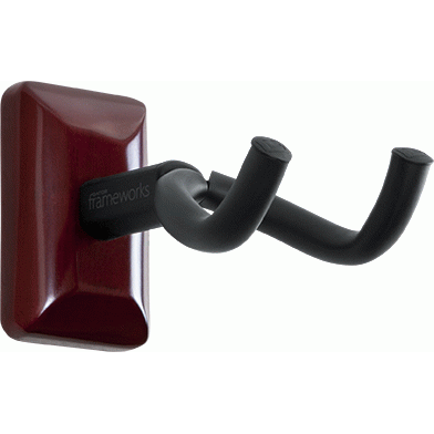 Gator GFWGTRHNGRCHR Frameworks Wall Mounted Guitar Hanger with Cherry Mounting Plate