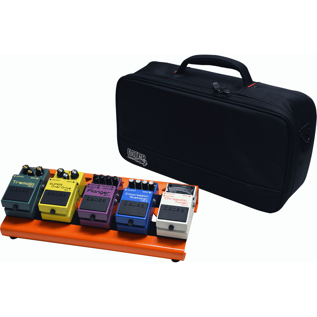 Gator GPB-LAK-OR Orange Aluminium Pedal Board W/ Bag