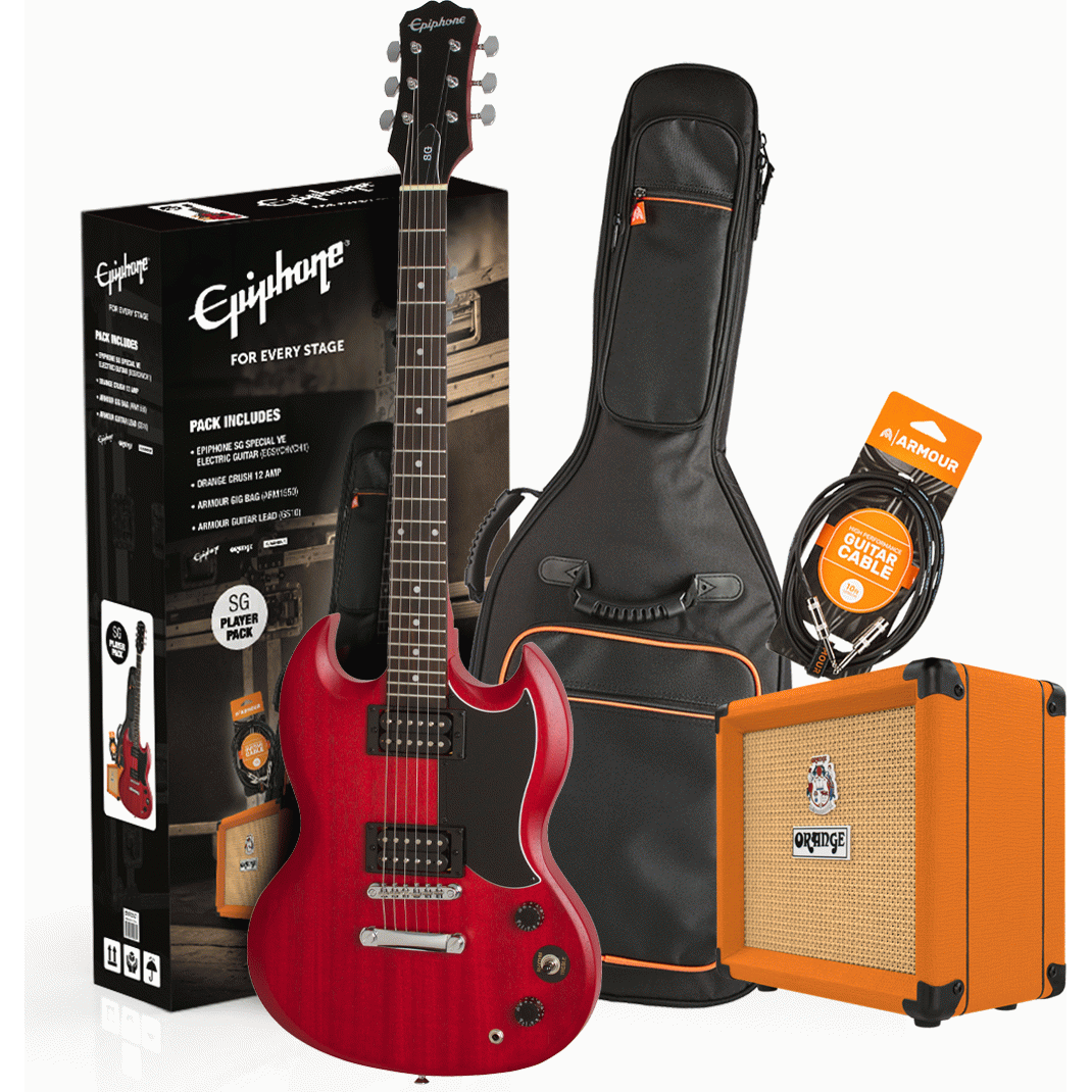 Epiphone SG Special E1 Guitar Pack with Orange Crush Amplifier & Accessories