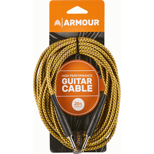 Armour GW20G Guitar 20 Foot Woven Gold Rope