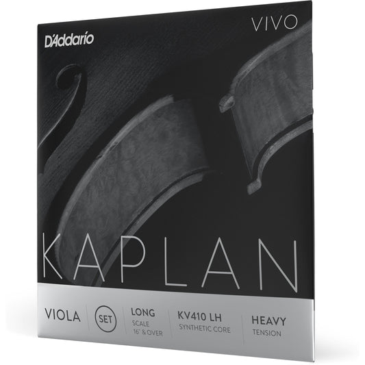 D'Addario Kaplan Vivo Viola String Set, Long Scale, Heavy Tension