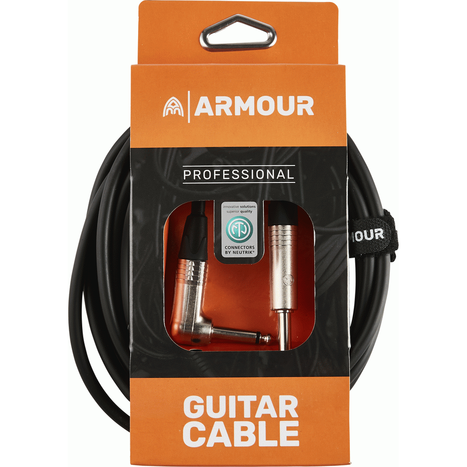 Armour NGPL10 10cm Guitar Patch Cable With Neutrik Connector