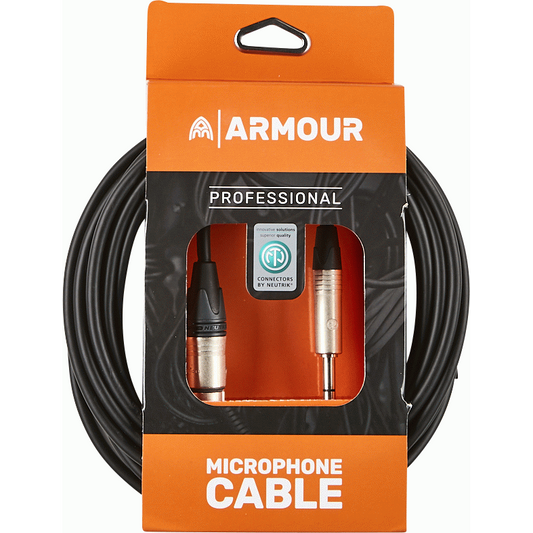 Armour NXLP20 Microphone Cable 20 Foot withNeutrik Connector XLR to JACK