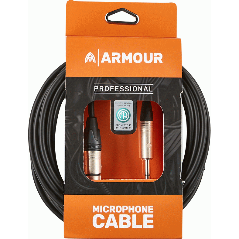 Armour NXLP30 Microphone Cable 30 Foot withNeutrik Connector XLR to JACK