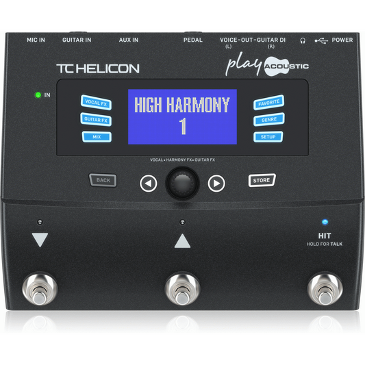 TC Helicon Play Acoustic Vocal Processor Pedal