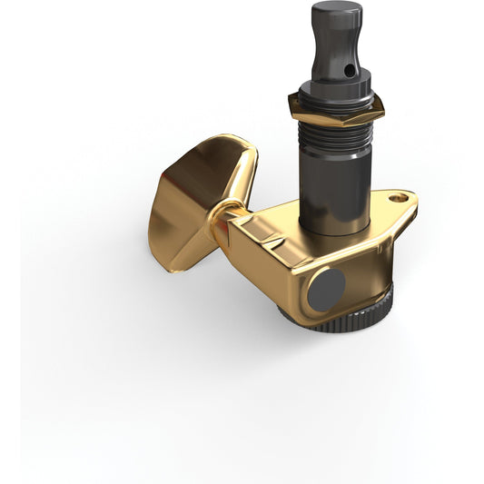 D'Addario Auto-Trim Locking Tuning Machines, 3 + 3 Setup, Gold