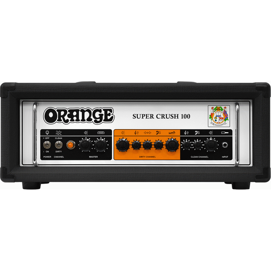 Orange Super Crush 100 Guitar Head in Black