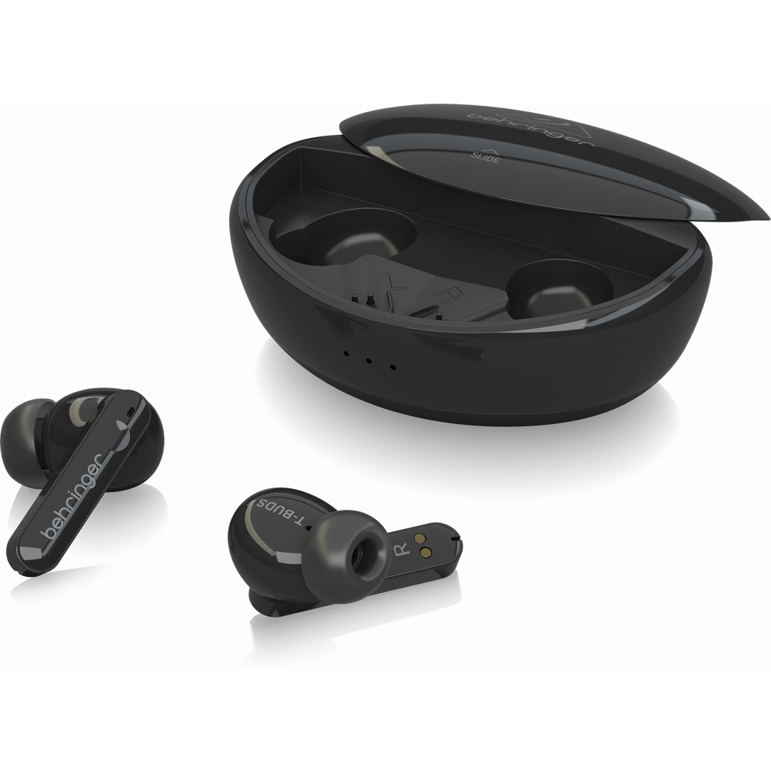 Behringer TBUDS High-Fidelity True Wireless Stereo Earbuds with Bluetooth and Active Noise Cancellation