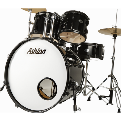 Ashton TDR520BK Drumkit Black in Black