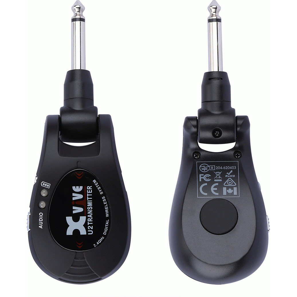 XVIVE U2 Black Guitar Wireless Adaptor 2.4GHZ
