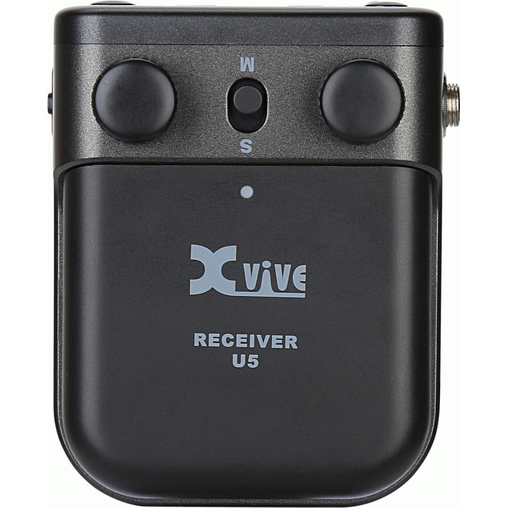 XVIVE U5 Camera-Mounted Wireless Audio for Video System - Two Transmitters One Receiver