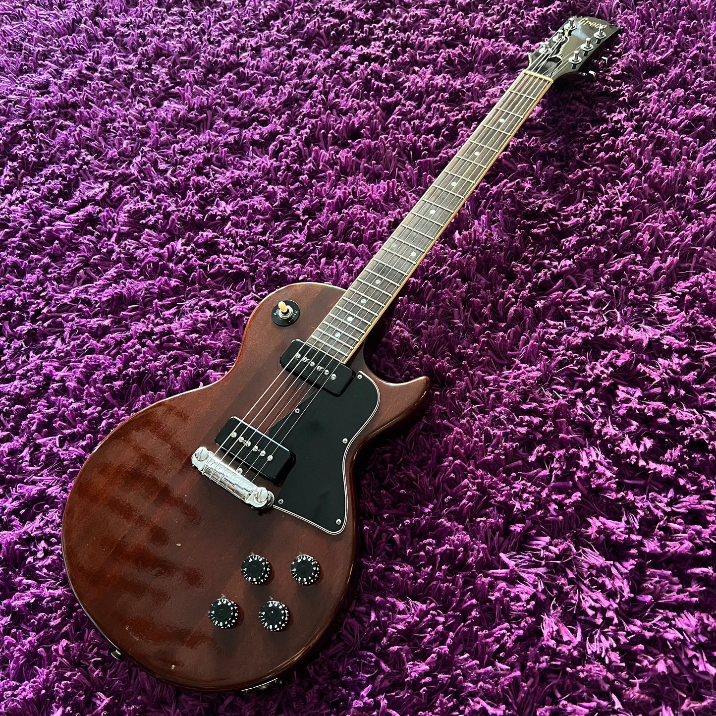 1975 Greco LJ-600 LP Special Style Single Cut Wine Red (w/ HSC)