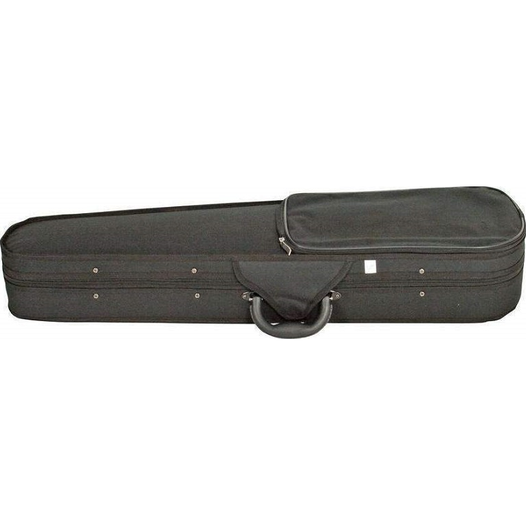 V-Case 1/2 Size Violin Case Moulded Poly Black Nylon TV112