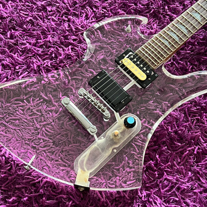 Barclay Acrylic Mockingbird Transparent Guitar