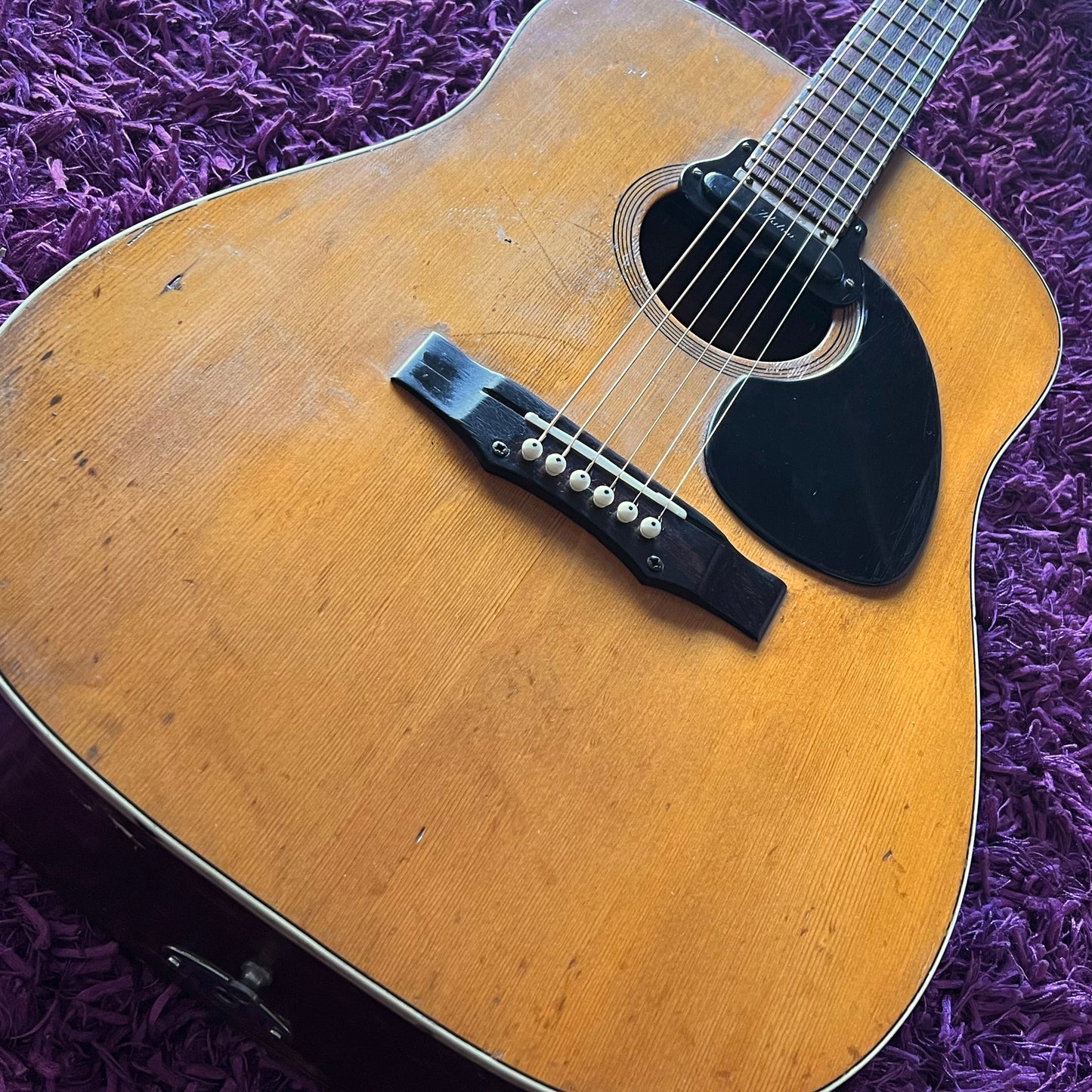 1974 Maton CW80/6 Dreadnought Acoustic Guitar (w/ Pickup & OHSC)