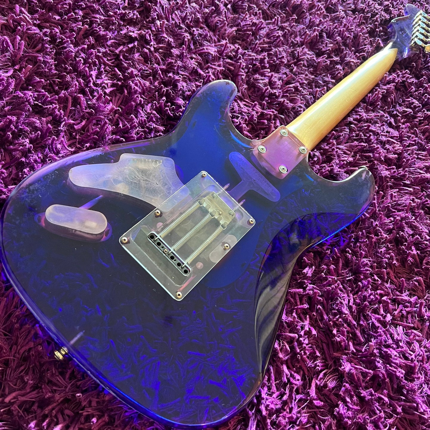 1990s Barclay Acrylic Stratocaster