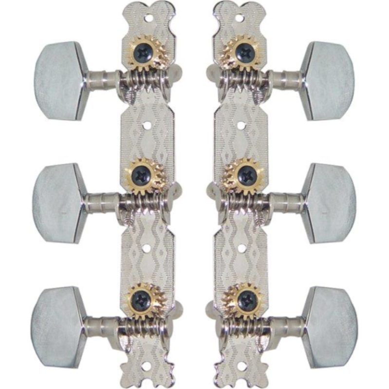 3-A-Side Acoustic Guitar Machine Heads Steel String