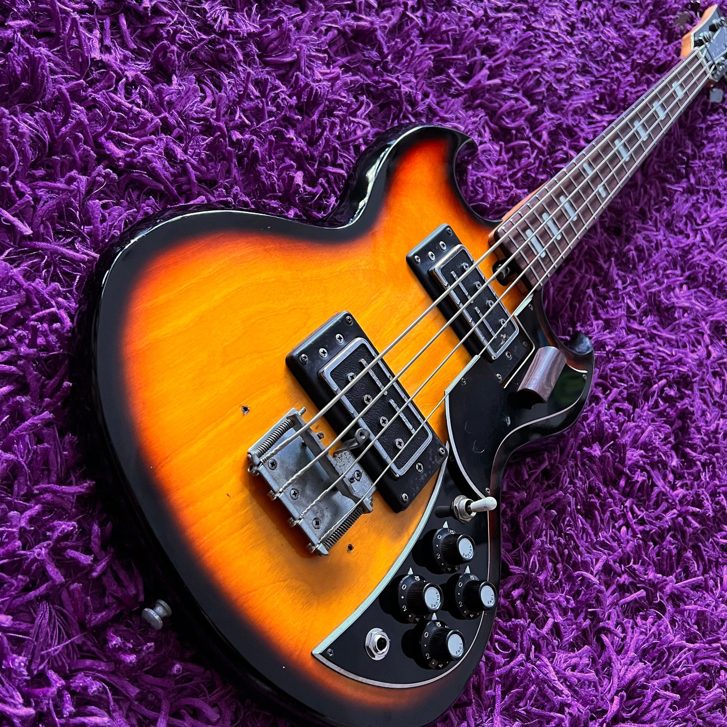 1960s Teisco SG Bass (Kay K2B) (Short Scale MIJ)