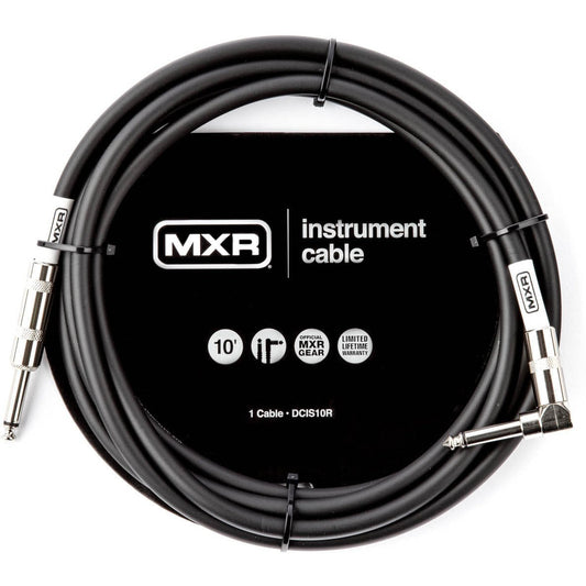 MXR 10 Foot Instrument Cable Right Angle Connector